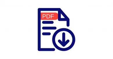 decorative pdf download icon