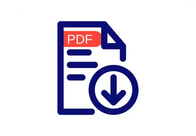 decorative pdf download icon